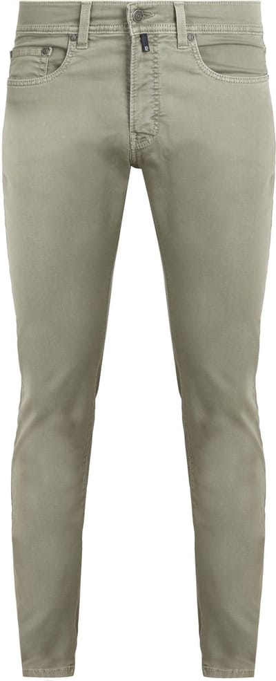 Pierre Cardin 5-Pocket Jeans Lyon Tapered Groen - Maat W 30 - L 34 - Heren