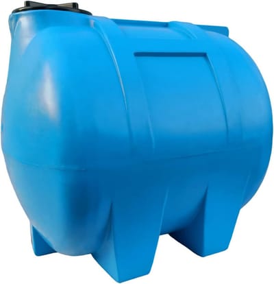 Drinkwatertank - Opslagtank Zoetwater - Stationair Gebruik - Voedselveilig Polyethyleen - 350 Liter - Blauw
