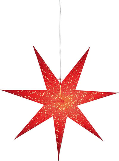 Czerwona dekoracja świetlna Star Trading Dot Red, ⌀ 70 cm