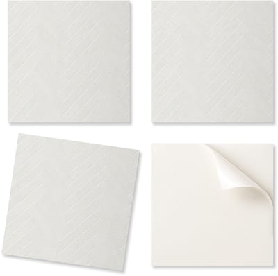Zelfklevende tegels met afbeeldingen voor de eetkamer, PVC visgraatpatroon, 20x20x20 cm