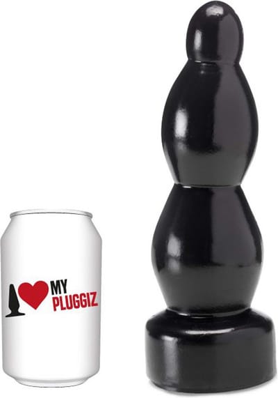 Gangbangster - Towy - Buttplug - 22 x 7,7 cm - PVC - Zwart