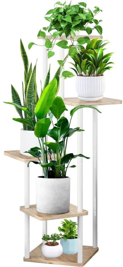 DailySupplies® Plantentafel - Plantenrek Buiten - Plantensteun - Plantenstandaard - Hout