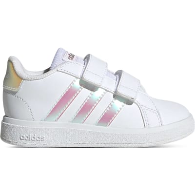 Adidas Grand Court Lifestyle Babyschoenen - Wit - Maat 25 - Mesh/Synthetisch