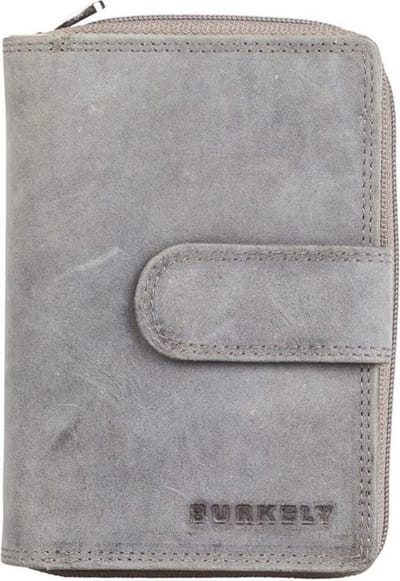 Leren portemonnee Burkely Stacey Multi Wallet Loop - Grijs