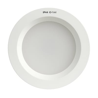 Megaman Siena downlight - Inbouwspot - dimbaar - 4000K natuurlijk licht - 13W / 950 lumen - IP44 - Ø145mm - mat wit