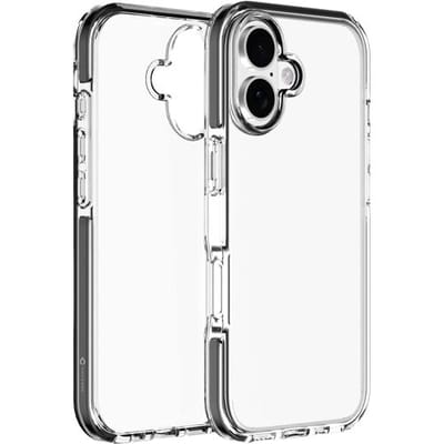 Coverzs Shockproof hoesje geschikt voor iPhone 16 - Shock hoesje - Bescherming tegen krassen & stoten