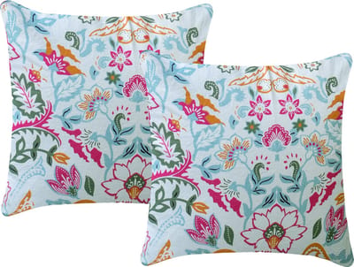 Set van 2 Kussenshoes 45x45cm | Buiten kussenhoezen | kussensloop | sierkussens | cushion cover | katoen | Cotton Canvas digital print