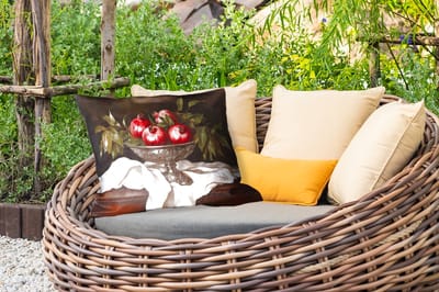 Buitenkussens - Tuin - Granaatappels - Klassiek - Vintage - 50x30 cm