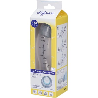 Difrax S-fles Natural 1-2-3 doseerfles 250ml White unisex