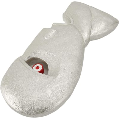 Abstract Gezicht Figuur Gladde Lijnen Handgeschilderd Gezicht Kunst Figuur Verzamelbaar Hoofd Sculptuur voor white