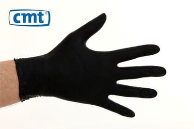 CMT soft nitril handschoenen poedervrij XL zwart