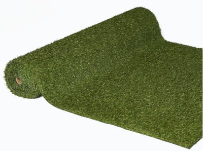 kunstgras mat - grasmat - grastapijt - 2 x 1 mtr - 4 mm - incl 10 gronddoekpennen 20 x 5 x 20 cm