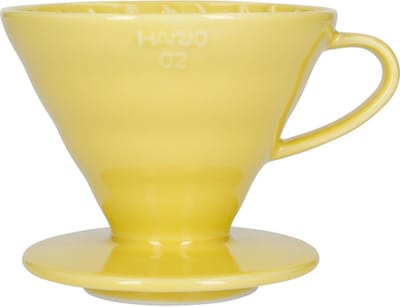 Hario Dripper V60-02 Keramiek - Geel