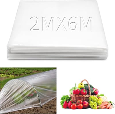 Broeikasfolie 2 x 6 m - Transparante, Scheurvaste Polyethyleen Folie voor Planten en Groenten