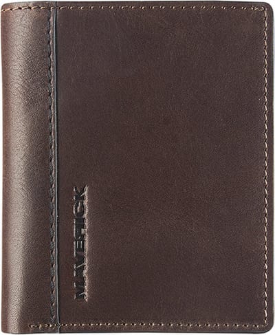 Leren Billfold compacte portemonnee RFID