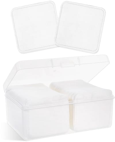 Dailygoods- Wattenpads Hypoallergeen - Drielaagse Wattenschijfjes - Katoenen Make-up Remover Pads - 100 Stuks - 7,5 x 7 cm - Wit