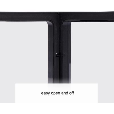 10 stuks 3D Zwevend Frame Display Case Vrijstaand Zwevend Sieraden Opbergdoos voor Munten Mineralen Horloges Type 1 black