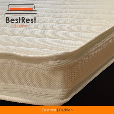 160x200 Topper - Hybride-foam / Koudschuim - Topdekmatras - Matrastopper - Drukverlagend - Ondersteunend - Afneembaar hoes - Bamboo 3D Hoes - Hotelkwaliteit - 10cm Topper