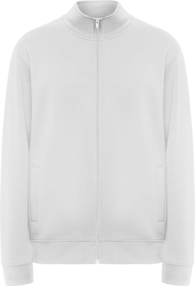 Roly - Ulan Sweater met Rits - White 01 maat L