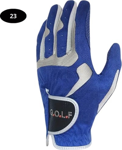 Livano Golfhandschoenen - Golf Accessoires - Handschoen AntiSlip - Heren - Links - Blauw - Maat M