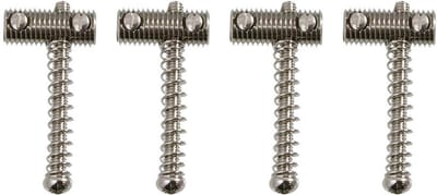 Allparts BP2125001 Vintage Stijl Stalen Brugzadels voor Bas - Set van 3