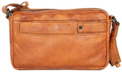 Leren Crossbodytas - Hubbert - Brandy Cognac