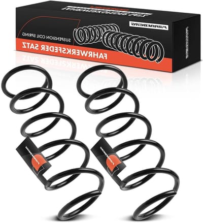 Veren chassisveer - Veerlagers stootdemping - Auto ophanging - Vervangingsonderdeel - 42x14x14 cm - Zwart