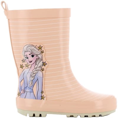 Frozen - Regenlaarzen kinderen van 2 tot 8 jaar - Anna en Elsa Rubberen kinderlaarzen - Regenlaarsjes voor meisjes - Maat 25 - Oranje