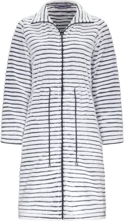 Fleece kamerjas met strepen Rosanna - Grijs - Maat - S