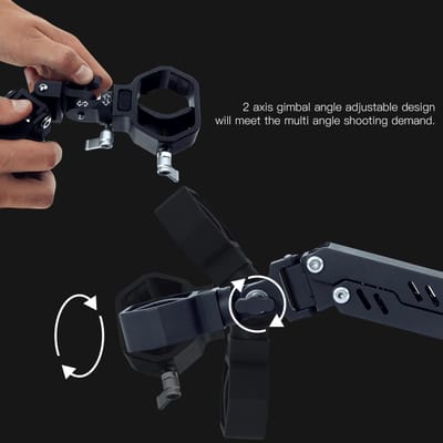 DF DIGITALFOTO THANOS SE Compact Kantelbaar Universeel Gimbal Ondersteunend Vest Systeem 2 8kg Draagvermogen Compatibel met zwart