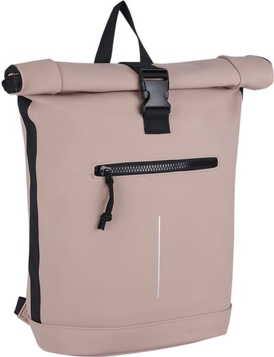 New Rebels Mart New York Oudroze 21L Rugtas Rolltop Waterafstotend Laptop 15.6