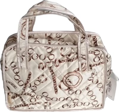 Karen Soft Beautycase-Toilettas-Hermes Style-Ecru- Afmeting  30 x 12 x 22 cm.