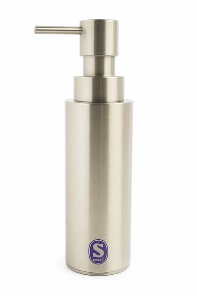 Clou Sjokker - Zeepdispenser – RVS - Vrijstaand - Mat - 100 ml