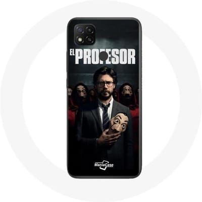 Hoesje - Maniacase - Xiaomi Redmi 9C - La Casa De Papel - Flexibel - Schokbescherming