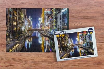 Puzzel Dotonbori-kanaal in Osaka in Japan - Legpuzzel - Puzzel 1000 stukjes volwassenen