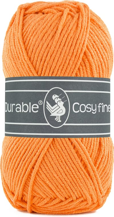 Durable Cosy Fine - 2197 mandarin - Katoen/Acryl Garen