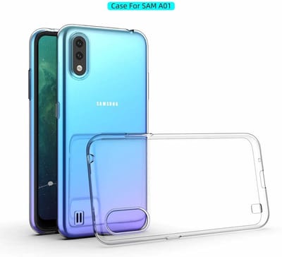 Hoesje Geschikt Voor Samsung Galaxy A01Hoesje TPU Back Cover - Transparant