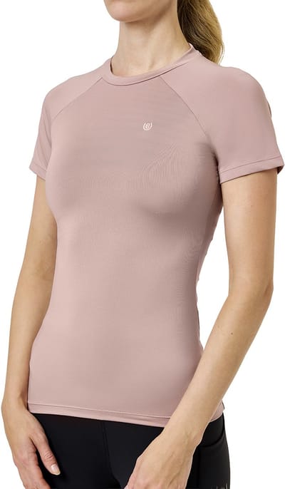 Equestrian Stockholm Shirt Equestrian Stockholm Dynamic Midsummer Blush Lichtroze | Maat: M | Paardrijshirt - M