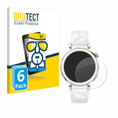 Screenprotector 6 Stuks voor Huawei Watch GT 5 Pro (42 mm) Beschermglas transparant