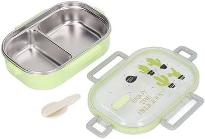 Dailygoody - Lunchbox met Thermische Isolatie - Lekvrije Container - Groene Kleur - Ideaal voor Kinderen en Studenten - Perfect voor School en Picknick