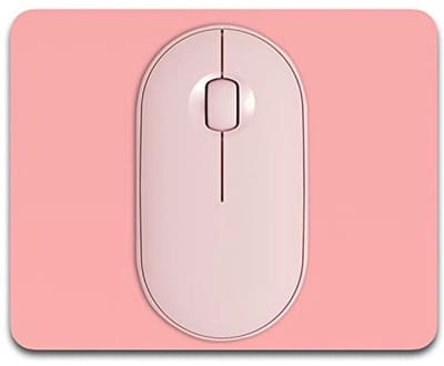 Kleine muismat 12,7 x 15,2 cm - Draagbare en wasbare antislip mini-muismat voor gaming en kantoor