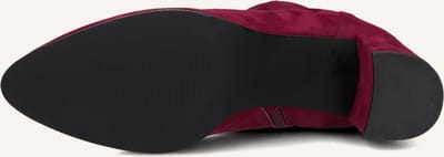 Notre-V 8543 Enkellaarsjes - Enkelboots met rits - Dames - Rood - Maat 39