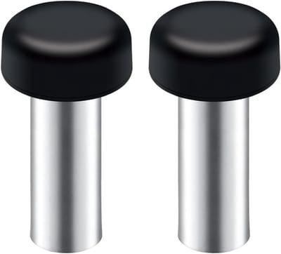 Deurstoppers RVS - Vloer Stopper - Deuren Vangen - Montage aan Vloer - Hoogte 100mm - Zilverkleurig