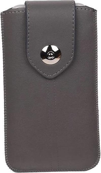 Samsung Galaxy S2 Plus i9100 - Luxe Leder look insteekhoes/pouch/beschermhoes - Grijs