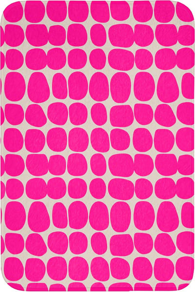 WC mat 60x90 cm - Antislip - Stippen - Patroon - Roze - Toiletmat - Vloermat - Douchemat - Toilet tapijt - Toiletmatten
