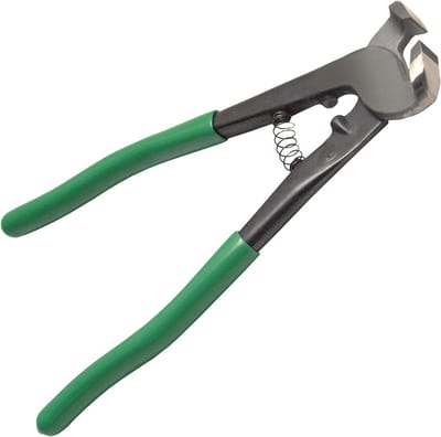 Tegel Snijder - Nippers Tegels - Nippen Tegel - Gesmeed Staal - 21 cm Lengte - Groen