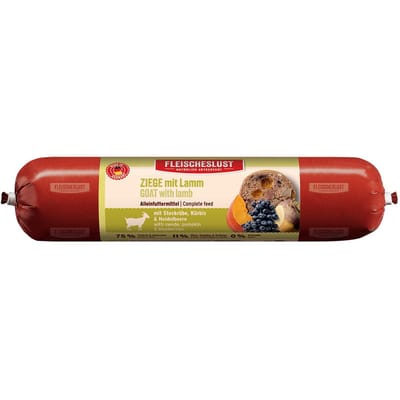Voordeelverpakking Fleischeslust Classic 12 x 800 g - Geit met lam met koolraap, pompoen & bosbes