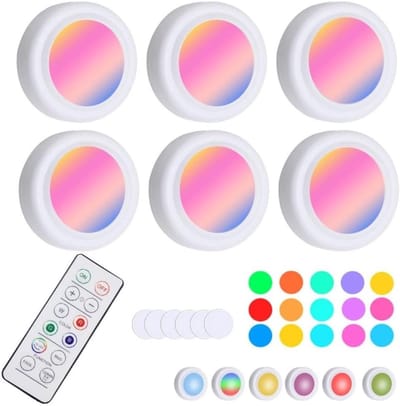 Oneay Nachtlampje met 16 RGB LED-kleuren, afstandsbediening en timerfunctie, geschikt als nachtlampje voor naast het bed of als decoratieve kerstlamp.