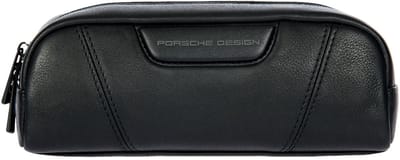 PORSCHE DESIGN Leren accessoiretas Roadster Evo Accessory Pouch Black zwart