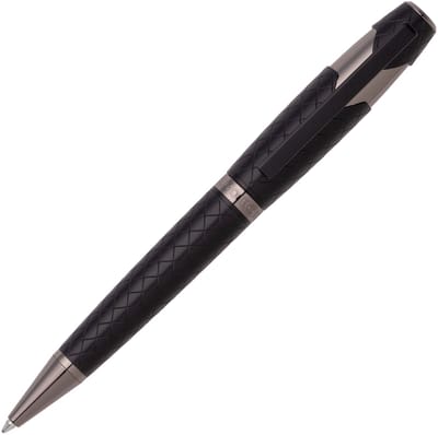 Hugo Boss - HSS2524A - Balpen - zwart/groen - Chevron